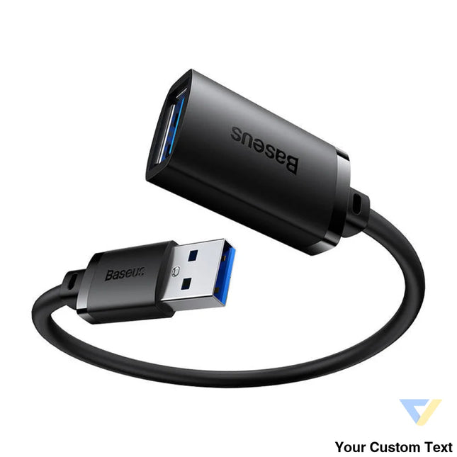 USB 3.0 Extension cable Baseus male to female AirJoy Series 2m (black) USB cables