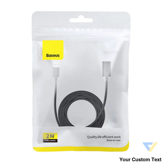 USB 3.0 Extension cable Baseus male to female AirJoy Series 2m (black) USB cables