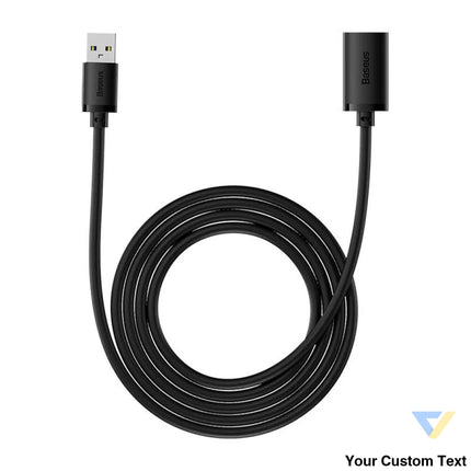USB 3.0 Extension cable Baseus male to female AirJoy Series 2m (black) USB cables