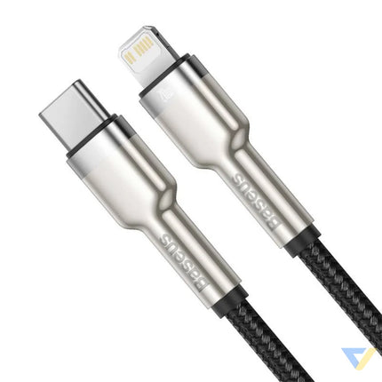 USB C cable for Lightning Baseus Cafule PD 20W 0,25m (black) USB C to Lightning