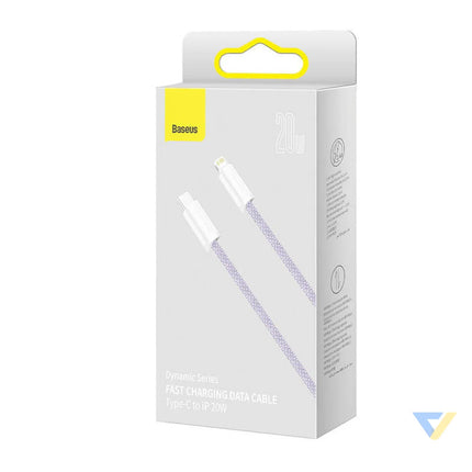 USB C cable for Lightning Baseus Dynamic Series 20W 1m (purple) USB C to Lightning