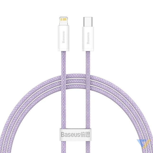 USB C cable for Lightning Baseus Dynamic Series 20W 1m (purple) USB C to Lightning