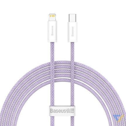 USB C cable for Lightning Baseus Dynamic Series 20W 2m (purple) USB C to Lightning
