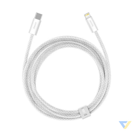 USB C cable for Lightning Baseus Dynamic Series 20W 2m (white) USB C to Lightning