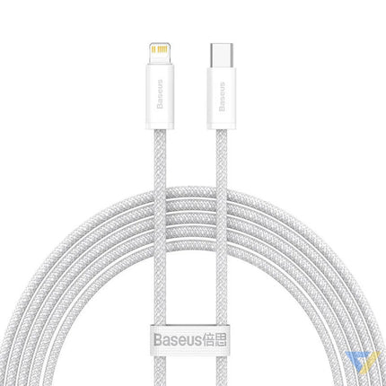 USB C cable for Lightning Baseus Dynamic Series 20W 2m (white) USB C to Lightning