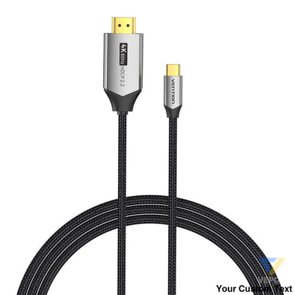 USB C do HDMI 2.0 cable Vention CRBBH 2m 4K 60Hz (black) Video cables