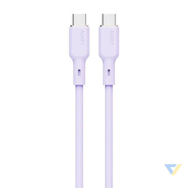 USB C to USB C Cable Aukey CB SCC102 100W 1.8m (lavender) USB C to USB C