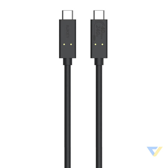 USB C to USB C Cable Aukey CB TCC241 240W 0.8m (black) USB C to USB C