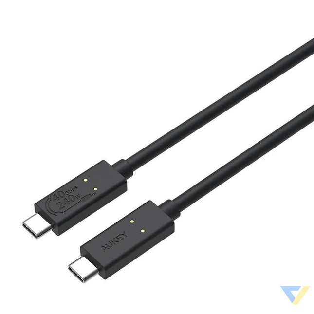 USB C to USB C Cable Aukey CB TCC241 240W 0.8m (black) USB C to USB C