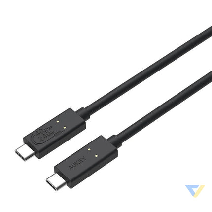 USB C to USB C Cable Aukey CB TCC241 240W 0.8m (black) USB C to USB C
