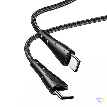 USB C to USB C cable Mcdodo CA 7640 PD 60W 0.2m (black) USB C to USB C