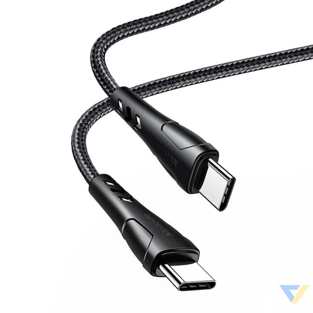 USB C to USB C cable Mcdodo CA 7640 PD 60W 0.2m (black) USB C to USB C