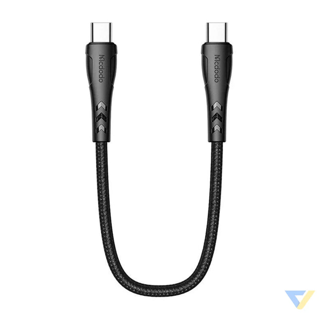 USB C to USB C cable Mcdodo CA 7640 PD 60W 0.2m (black) USB C to USB C