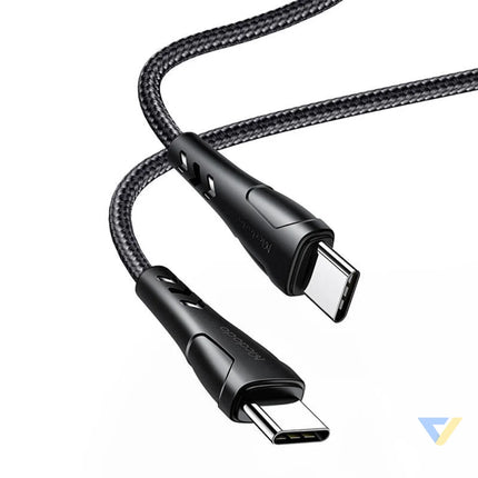 USB C to USB C cable Mcdodo CA 7640 PD 60W 0.2m (black) USB C to USB C