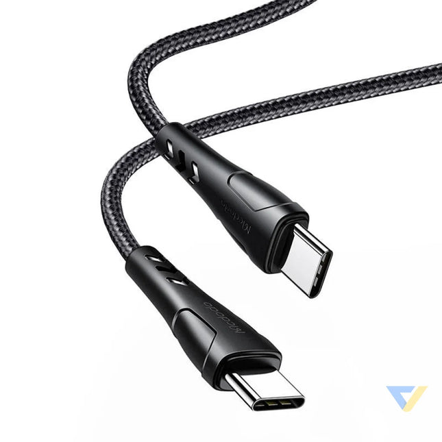 USB C to USB C cable Mcdodo CA 7640 PD 60W 0.2m (black) USB C to USB C