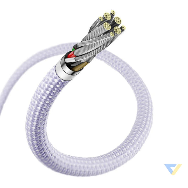 USB C to Lightning cable Baseus Dynamic 2 Series 20W 2m (purple) USB C to Lightning