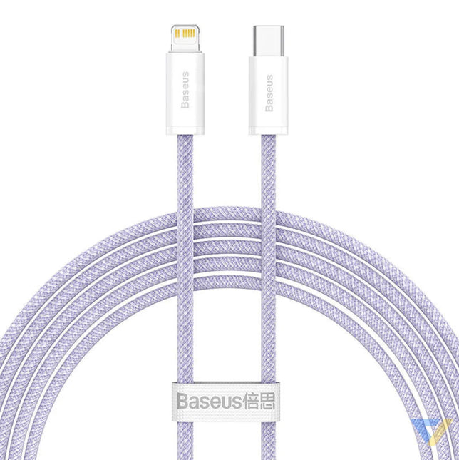 USB C to Lightning cable Baseus Dynamic 2 Series 20W 2m (purple) USB C to Lightning