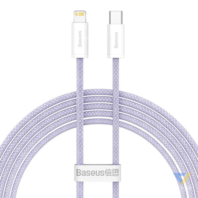 USB C to Lightning cable Baseus Dynamic 2 Series 20W 2m (purple) USB C to Lightning