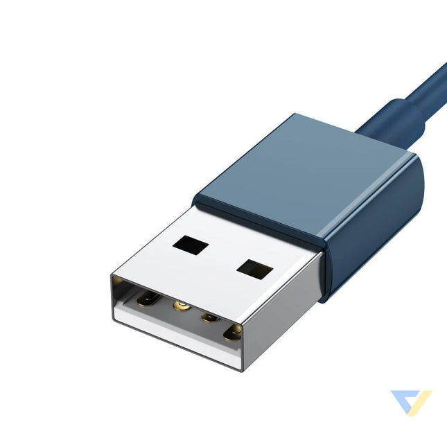USB cable 3in1 Baseus Superior Series USB to micro USB / USB C / Lightning 3.5A 1.5m (blue) Combo Cables