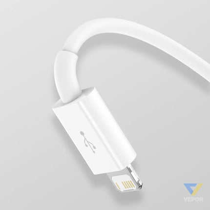 USB cable 3in1 Baseus Superior Series USB to micro USB / USB C / Lightning 3.5A 1.5m (white) Combo Cables