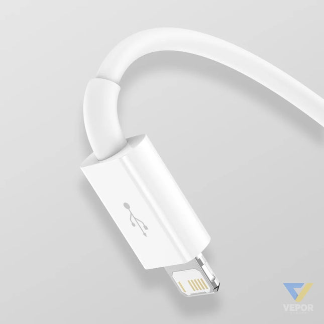USB cable 3in1 Baseus Superior Series USB to micro USB / USB C / Lightning 3.5A 1.5m (white) Combo Cables