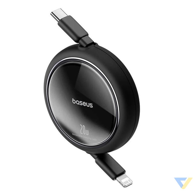 USB Cable Baseus Free2Pull USB C to iP 20W 1m (black) USB C to Lightning