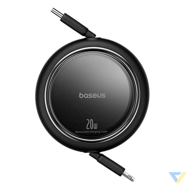 USB Cable Baseus Free2Pull USB C to iP 20W 1m (black) USB C to Lightning