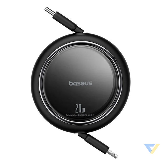 USB Cable Baseus Free2Pull USB C to iP 20W 1m (black) USB C to Lightning