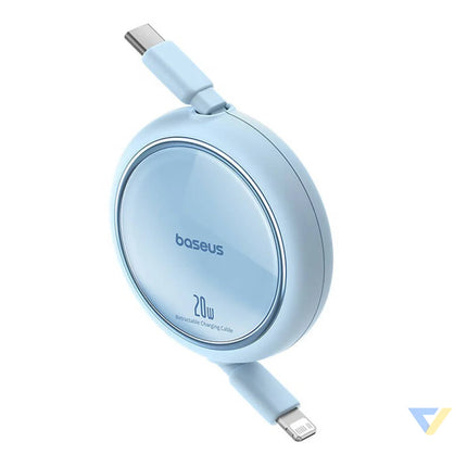 USB Cable Baseus Free2Pull USB C to iP 20W 1m (blue) USB to Lightning