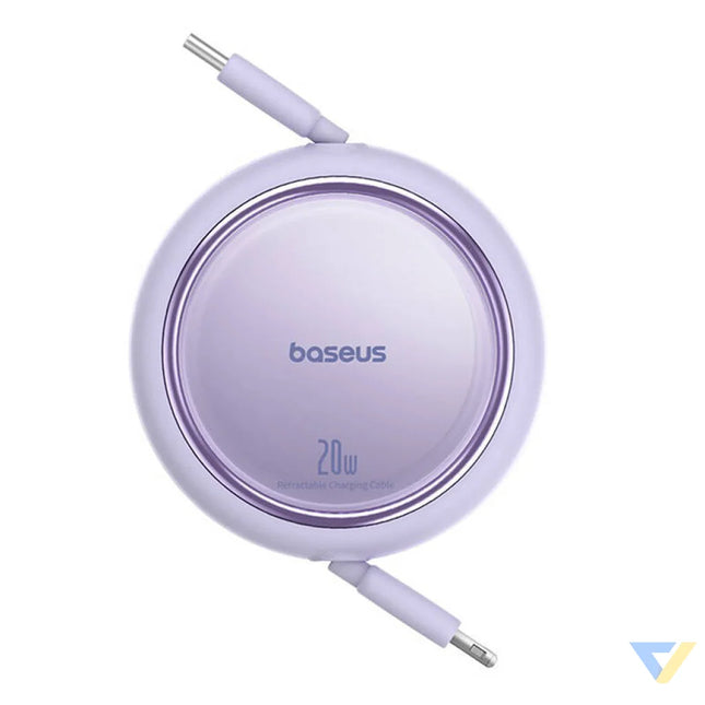 USB Cable Baseus Free2Pull USB C to iP 20W 1m (purple) USB C to Lightning