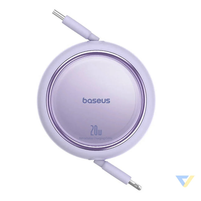 USB Cable Baseus Free2Pull USB C to iP 20W 1m (purple) USB C to Lightning