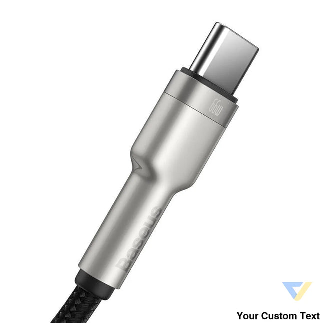 USB cable for USB C Baseus Cafule 66W 0.25m (black) USB to USB C