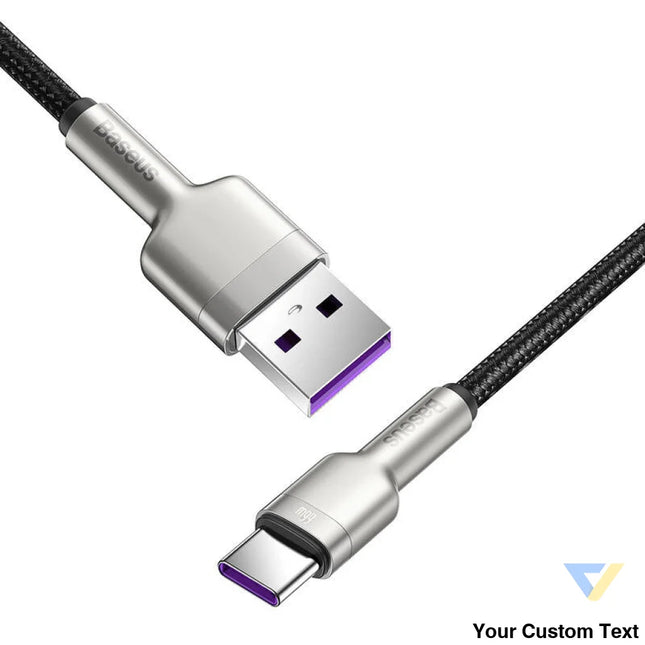 USB cable for USB C Baseus Cafule 66W 0.25m (black) USB to USB C