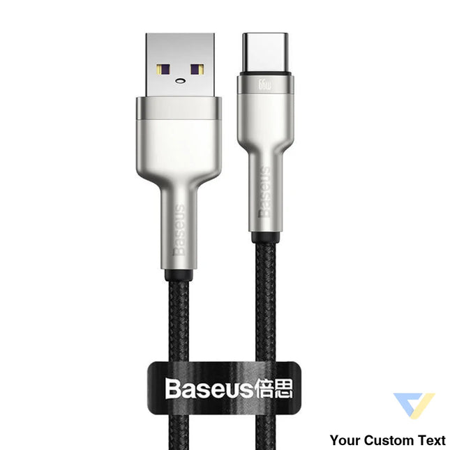 USB cable for USB C Baseus Cafule 66W 0.25m (black) USB to USB C