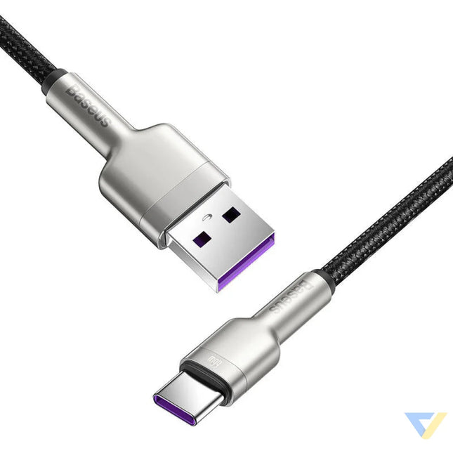 USB cable for USB C Baseus Cafule 66W 0.25m (black) USB to USB C