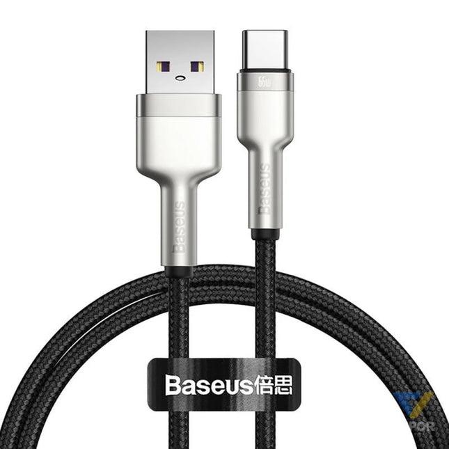 USB cable for USB C Baseus Cafule 66W 1m (black) USB to USB C
