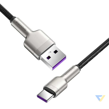 USB cable for USB C Baseus Cafule 66W 2m (black) USB to USB C