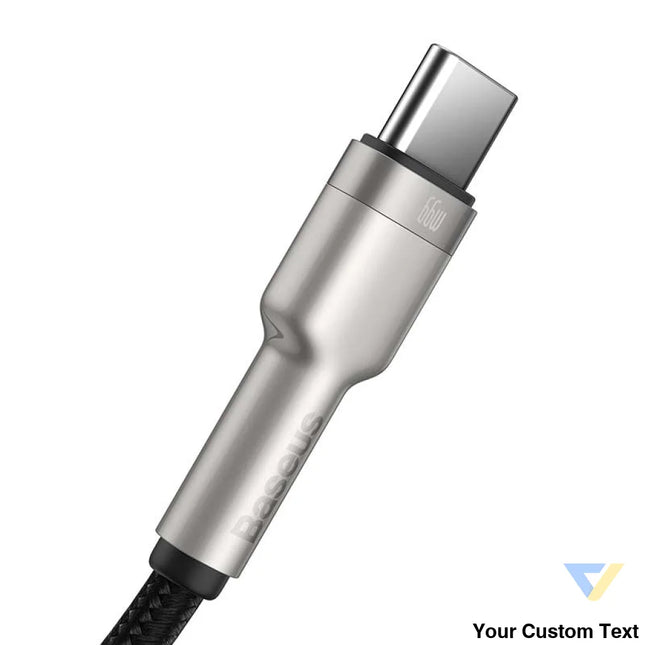 USB cable for USB C Baseus Cafule 66W 2m (black) USB to USB C