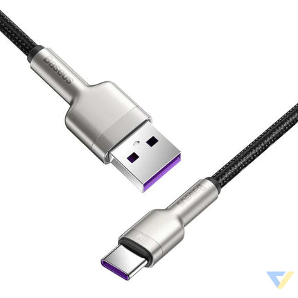 USB cable for USB C Baseus Cafule 66W 2m (black) USB to USB C