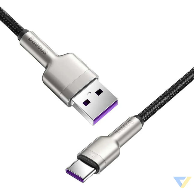 USB cable for USB C Baseus Cafule 66W 2m (black) USB to USB C