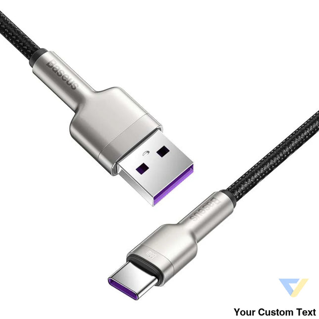 USB cable for USB C Baseus Cafule 66W 2m (black) USB to USB C