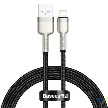 USB cable for Lightning Baseus Cafule 2.4A 1m (black) USB to Lightning