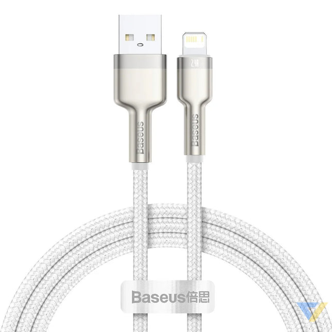 USB cable for Lightning Baseus Cafule 2.4A 1m (white) USB to Lightning