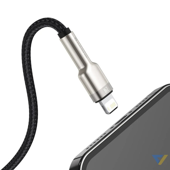 USB cable for Lightning Baseus Cafule 2.4A 2m (black) USB to Lightning