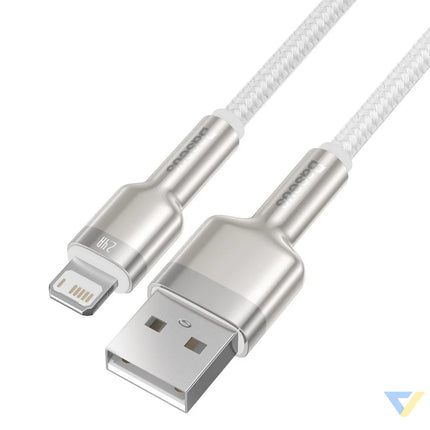 USB cable for Lightning Baseus Cafule 2.4A 2m (white) USB to Lightning