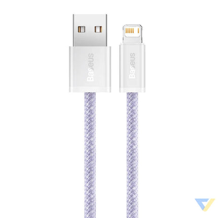 USB cable for Lightning Baseus Dynamic 2 Series 2.4A 1m (purple) USB to Lightning