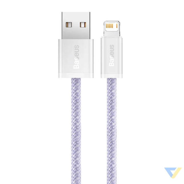 USB cable for Lightning Baseus Dynamic 2 Series 2.4A 1m (purple) USB to Lightning