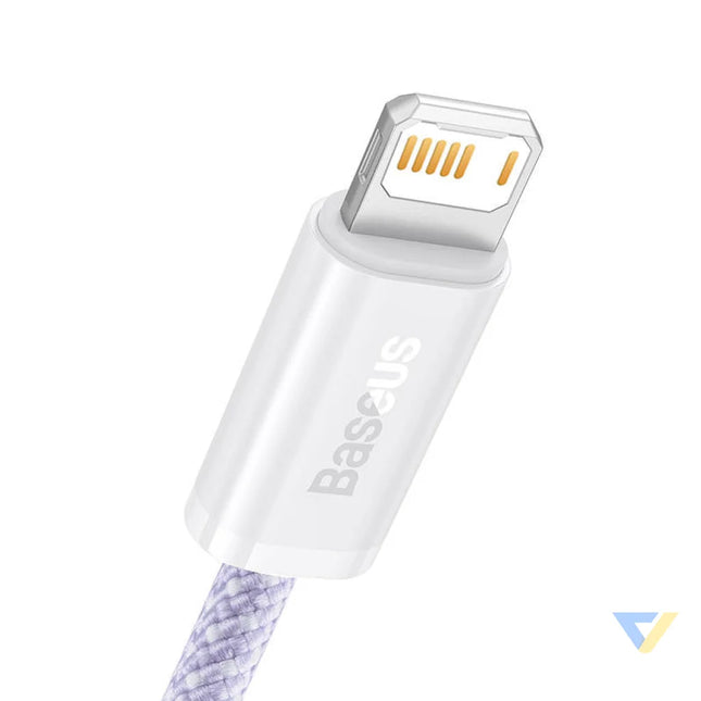 USB cable for Lightning Baseus Dynamic 2 Series 2.4A 1m (purple) USB to Lightning