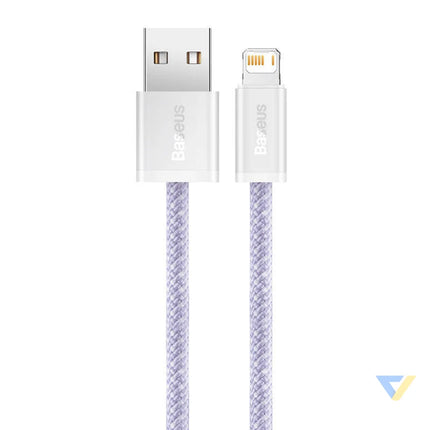 USB cable for Lightning Baseus Dynamic 2 Series 2.4A 1m (purple) USB to Lightning