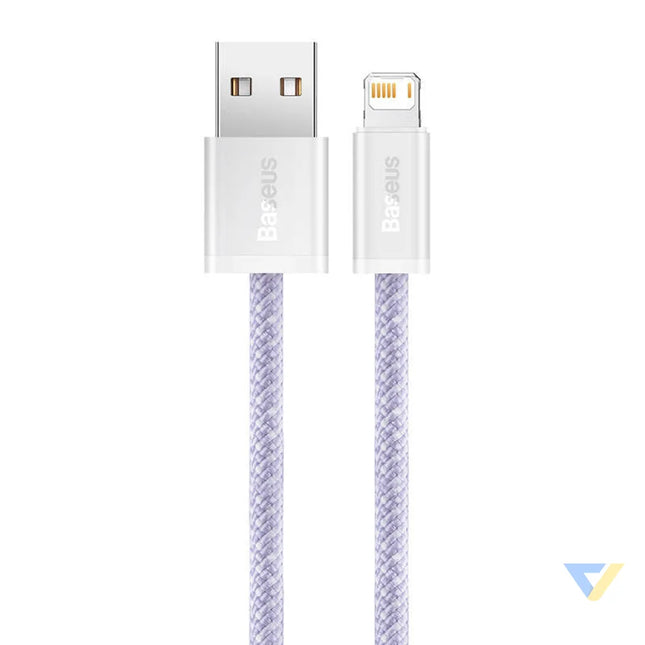 USB cable for Lightning Baseus Dynamic 2 Series 2.4A 1m (purple) USB to Lightning